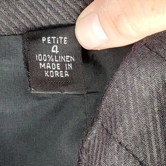 𝅺LINDA Allard Ellen Tracy Red & Black Career Suit - Picture 4 of 7